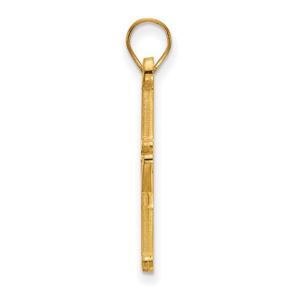 14k Yellow Gold Vanderbilt U. Large Pendant - Picture 2 of 4